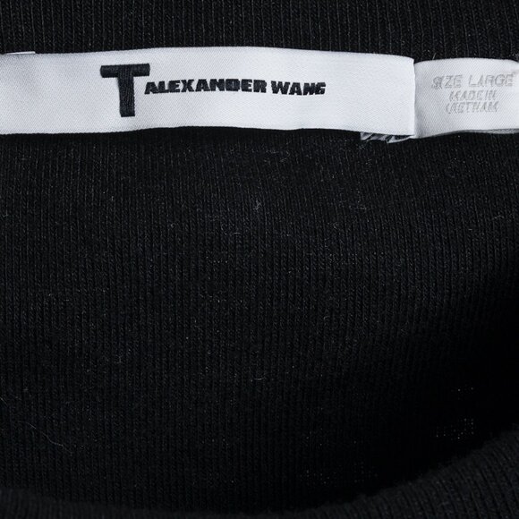 T by Alexander Wang PF/16 Black Stretch Jacquard Tank Top - Picture 5 of 8